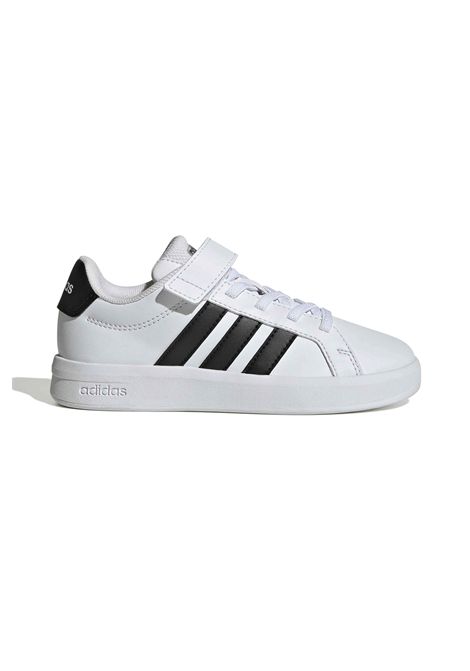 Scarpe Adidas Grand Court 3.0 Bianco Nero Bambini ADIDAS CORE | Sneakers | HP3531-
